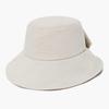 Munsingwear Women Big Ribbon Bonnet Hat Light Beige Mr322lcp82