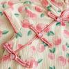Sommer Mädchen Schwesternoutfits: Baby Strampler & Fruchtsalat Cheongsam Set