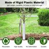 Corrugated Tree Protector Tree Trunk Guard Tube Bark Protector Sleeve Wraps To Protect Tree from Deer Rodents Mowers Trimmers