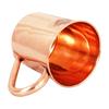 Pure Copper Straight Shaped Shine Finish Design Moscow Mule Beer Mug Cup, Best for Beer Cocktail Parties, Barware, Volume-415ML, Set of 2