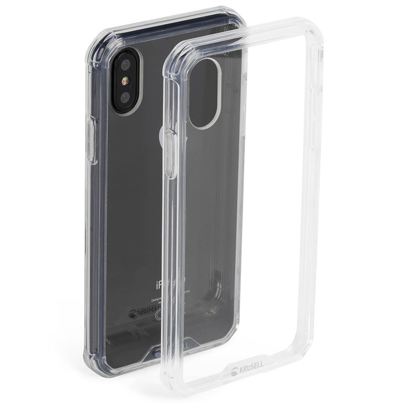 Krusell Kivik Pro Cover - Etui Iphone X (Przezroczysty)