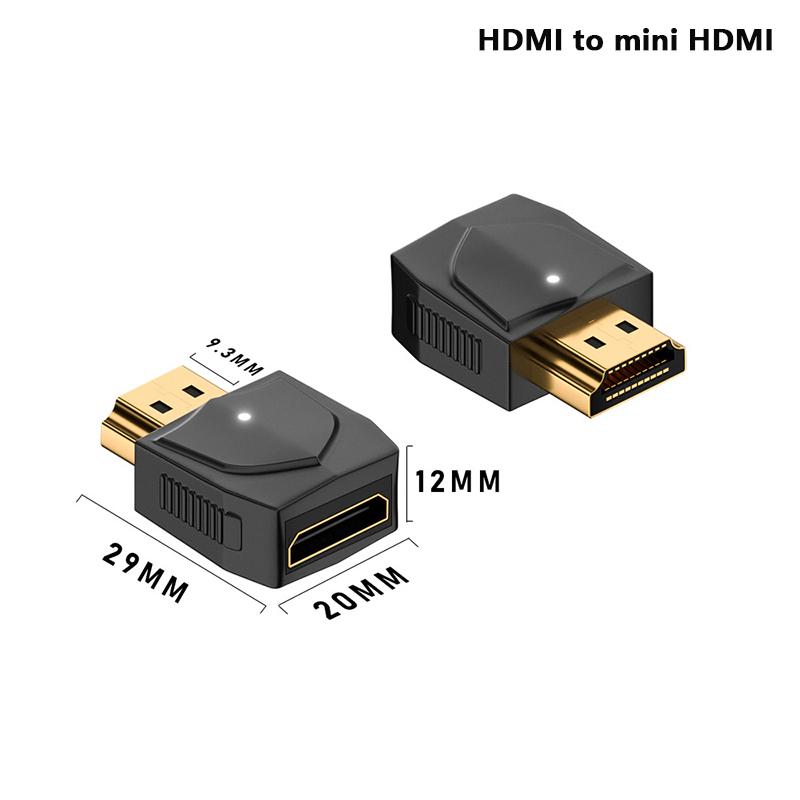 Převodník mini HDMI na HDMI Adaptér Video přehrávač 1080P 2K 4K 60Hz Pro Mini PC HDTV HD Počítač Projektor Pro Switch PS5 Xbox