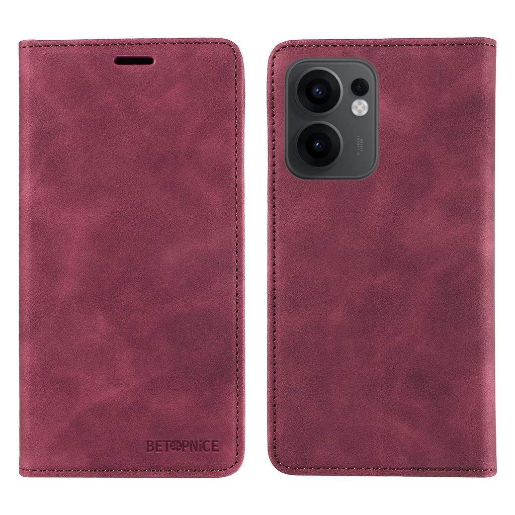 BETOPNICE 003 For Oppo Reno13 F 5G Wallet Case Leather Phone Cover with Stand