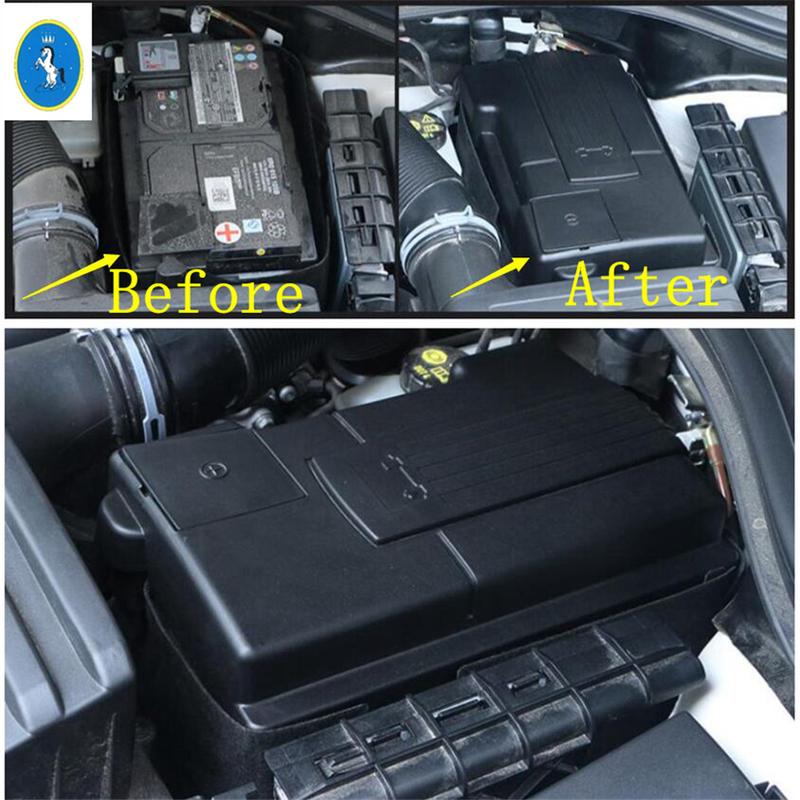 Plastic Car Engine Battery Electrode Waterproof Dustproof Decor Cover For Volkswagen Passat B8 2016 -  Interior Accessories