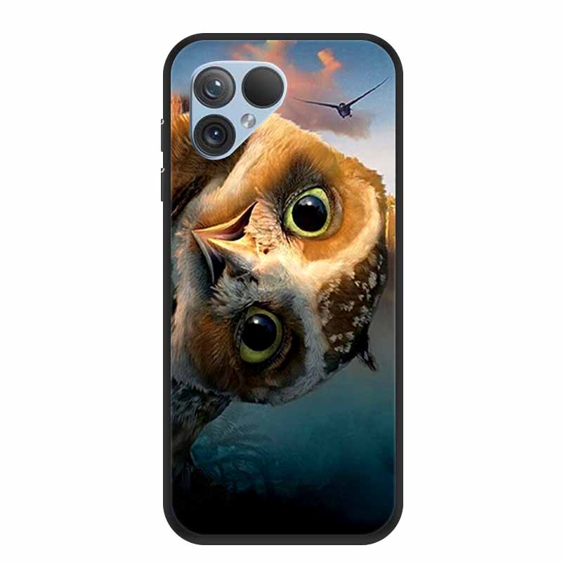 Für Fairphone 5 Hülle 6,46" TPU Tiere Weiches Silikon Stoßfänger Rückseite Handyhüllen für Fairphone5 5G Wolf Cool Schutz Fundas