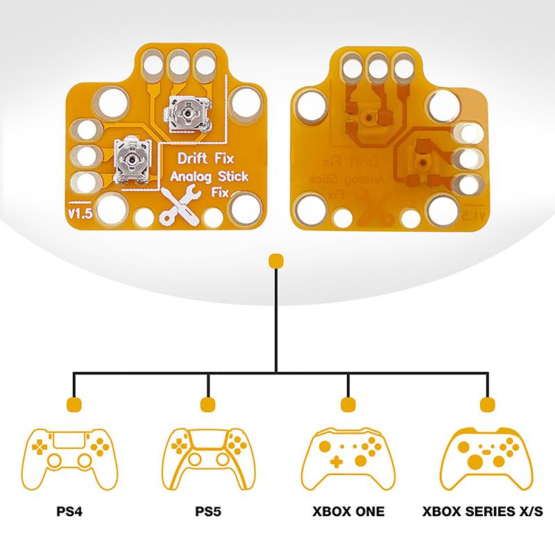 10 Pcs Analog Stick Drift Fix Mod Reset Drift Thumbstick Resistance Calibration Plate For Ps5 Ps4/Xboxone Game Controller