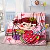 Floral milk Celebration  Blanket Flannel Blanket for bed, sofa, Camping, Hiking, Picnic Essentials, gift for family Fan gifts