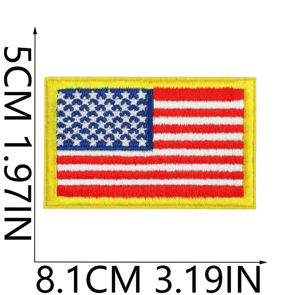 Pilot Embroidery Cloth Sticker Clothes Decorative Patch Sticker American Flag Embroidery Label Military Fan Morale Medal Embroidery Patch