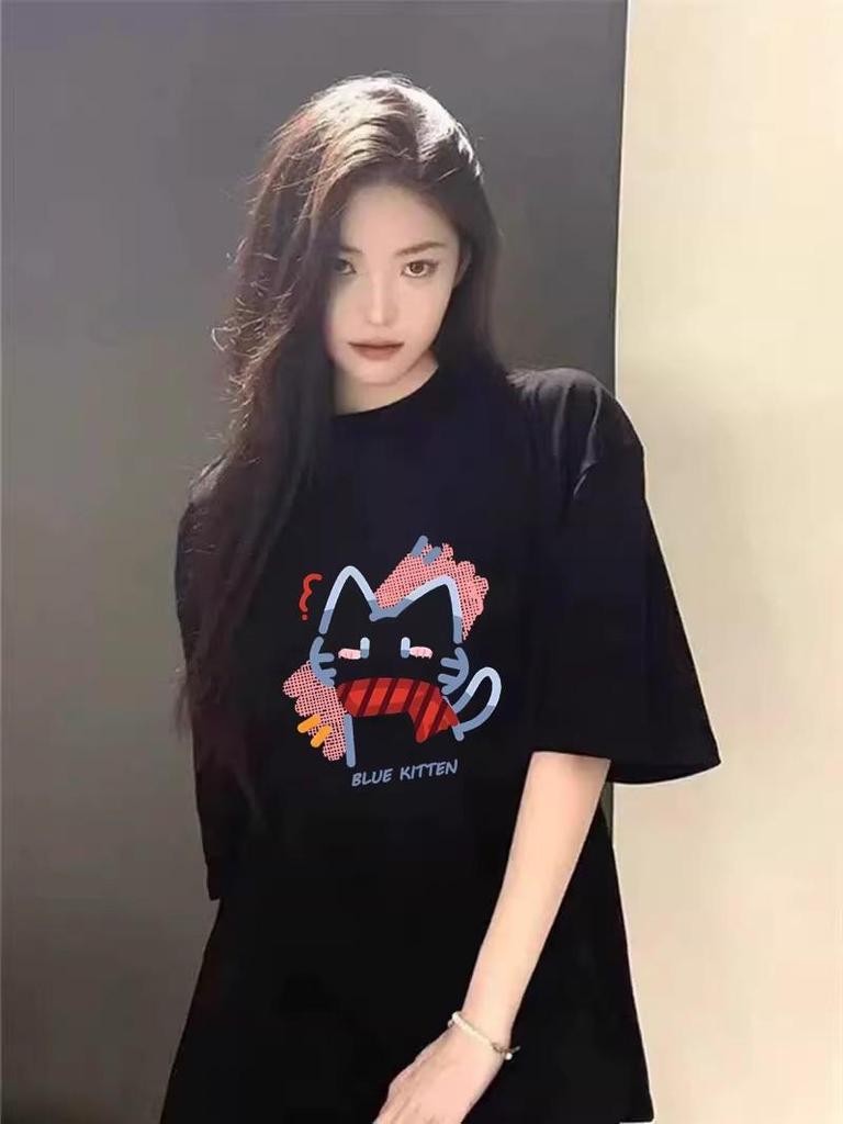 Trendy Women's Pure Cotton Short-Sleeve T-Shirt - 2026 Summer Style, Unique Design