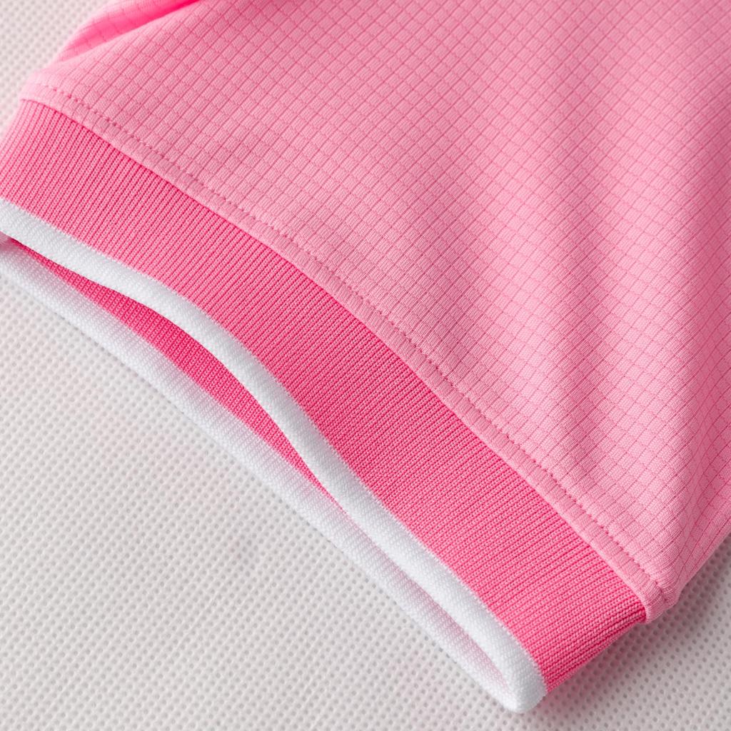 Kelme Junior Soccer Training Wear, Quick-Drying, Breathable, Short Sleeve and Shorts Set (Pink, Size 160cm)