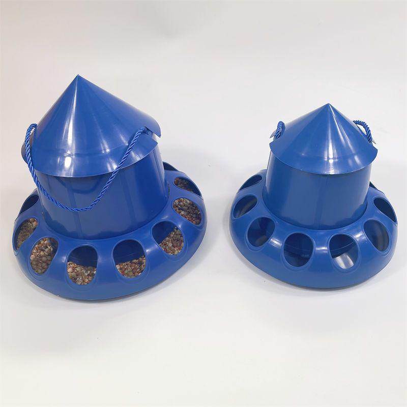Poultry Anti-Scatter & Splash Automatic Feeder/Dispenser for Chickens, Ducks, Geese, and Quails