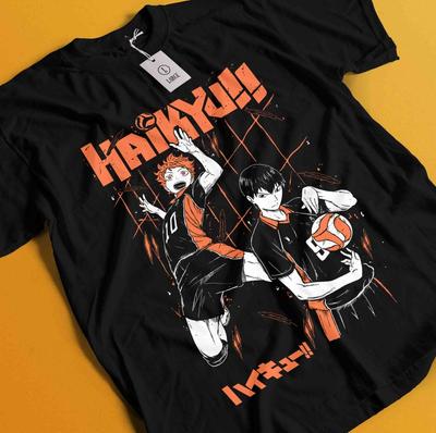 Hinata Shoyo Mangá Haikyuu Haikyu Anime Camiseta Unissex Camiseta Tee TODOS OS TAMANHOS