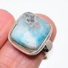 Republic Larimar Gemstone 925 Sterling Silver Jewelry Ring Size 6.5 KJ-530