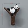 Panda Lying On The Tree Branch Creative Magnetic Buckle Refrigerator Magnet Suction Magnetic Sticker Home Decoration Po Wall