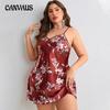 Backless Sexy Halter Dress Plus Size Women's Simulation Silk Nightgown Casual Home Clothing