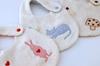 Wonder Land Imabari Towel Baby Gift Set original Organic Made in Japan Baby Shower Gift [Ornet] (with gift) (Red/Rabbit)