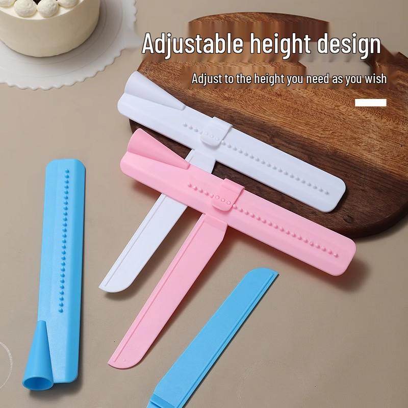 Adjustable Height Cake Smoother & Fondant Scraper Tool