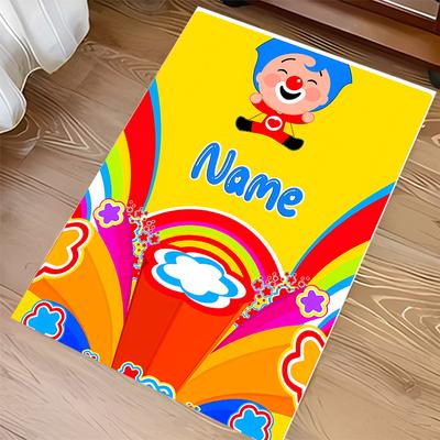 Custom Personalization Plim Plim Print Area Rug - Soft, Washable Non-Slip Indoor Mat,Living Room,Home&Office Decorative Rug