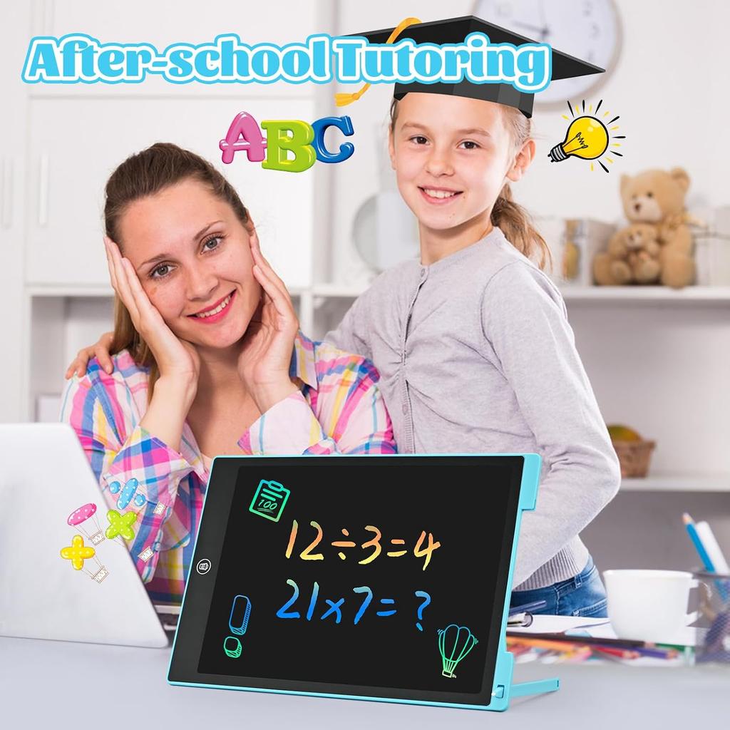 EooCoo Toys for Ages 3-8, Drawing Board 2 Pack, 12 Inch LCD Writing Tablet, Electronic Drawing Tablet, Girl/Boy Birthday Gift, Kids Toys, Drawing Pad