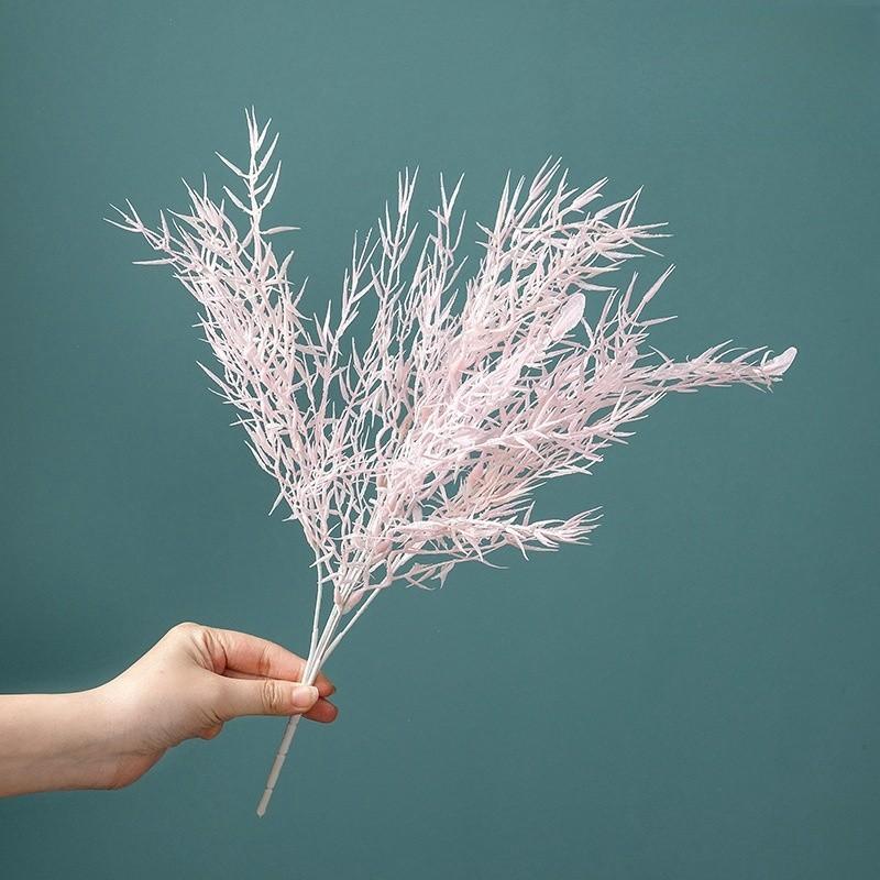 Bamboo Leaf Grass Accessories Mist Artificial Flower Home Decoration Wedding Handheld Flowers Plant Wall Fake Flowers Shooting Props