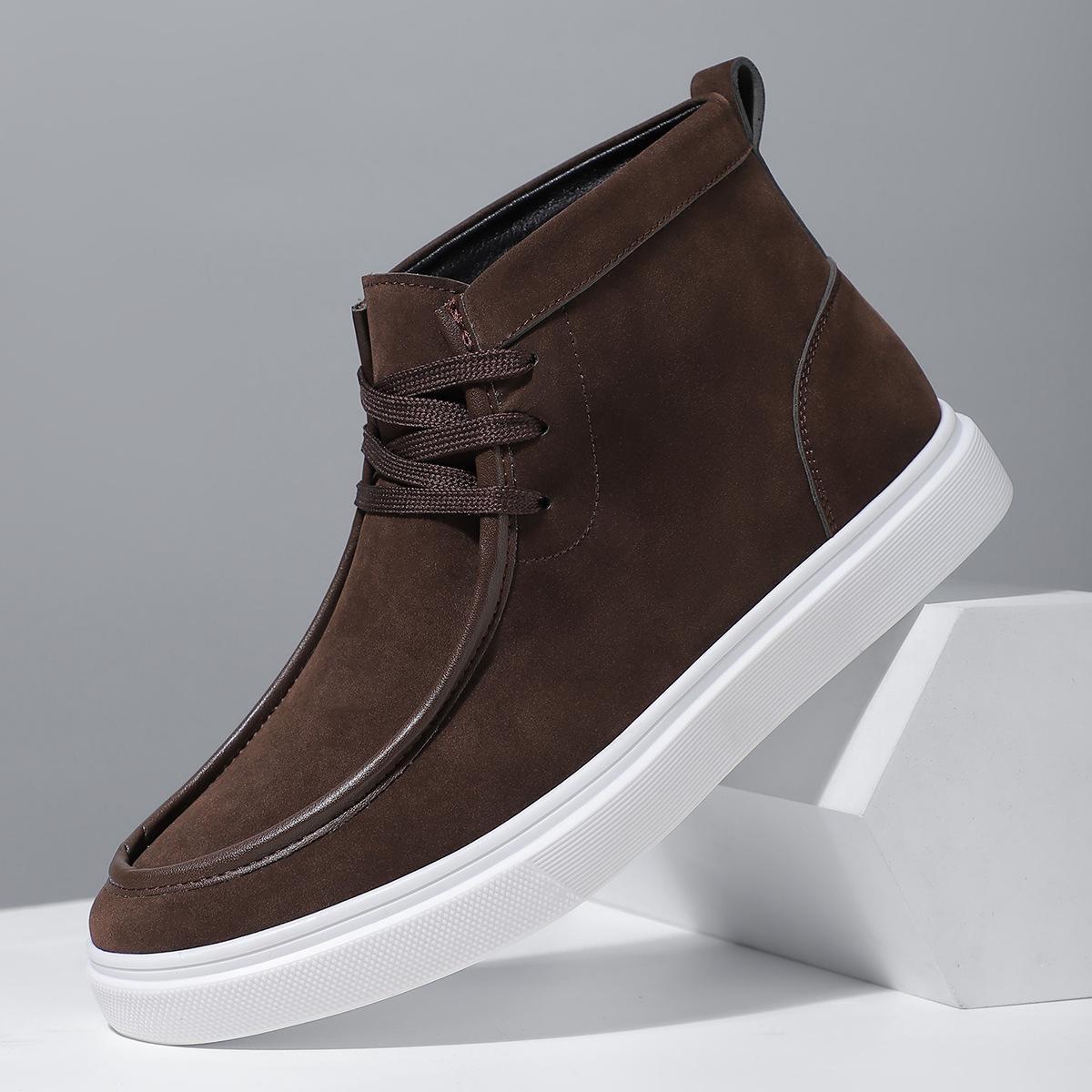 

Японские ретро рабочие ботинки мужские из антивелюровой кожи ботинки Мартин тренд внешней торговли модные универсальные мужские кожаные ботинки 48 коричневый