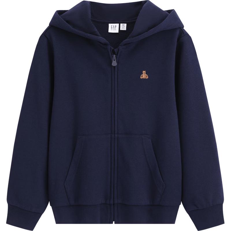 Gap Детская толстовка с капюшоном и вышивкой мишки 130cm (8-9 Years)