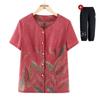Women's Short Sleeve Shirt Set