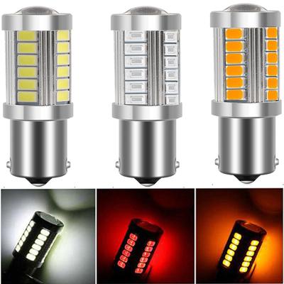 2pc LED Car Signal Light, DRL Lamp Automotive LED Turn Signal Light 1156 1157  7443 7440 Brake Light Reversing Light