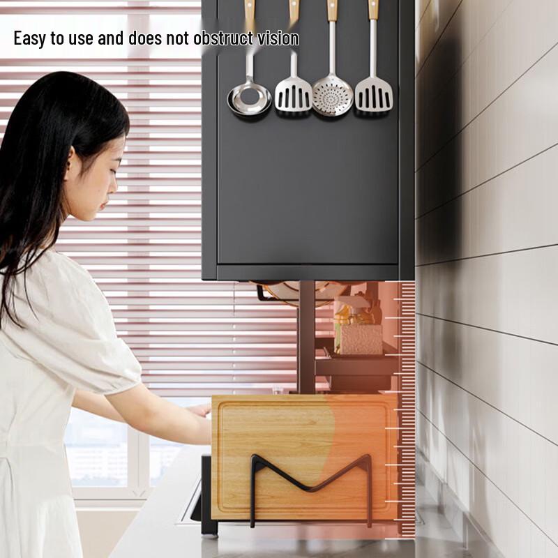 Thickened Carbon Steel Kitchen Storage Rack