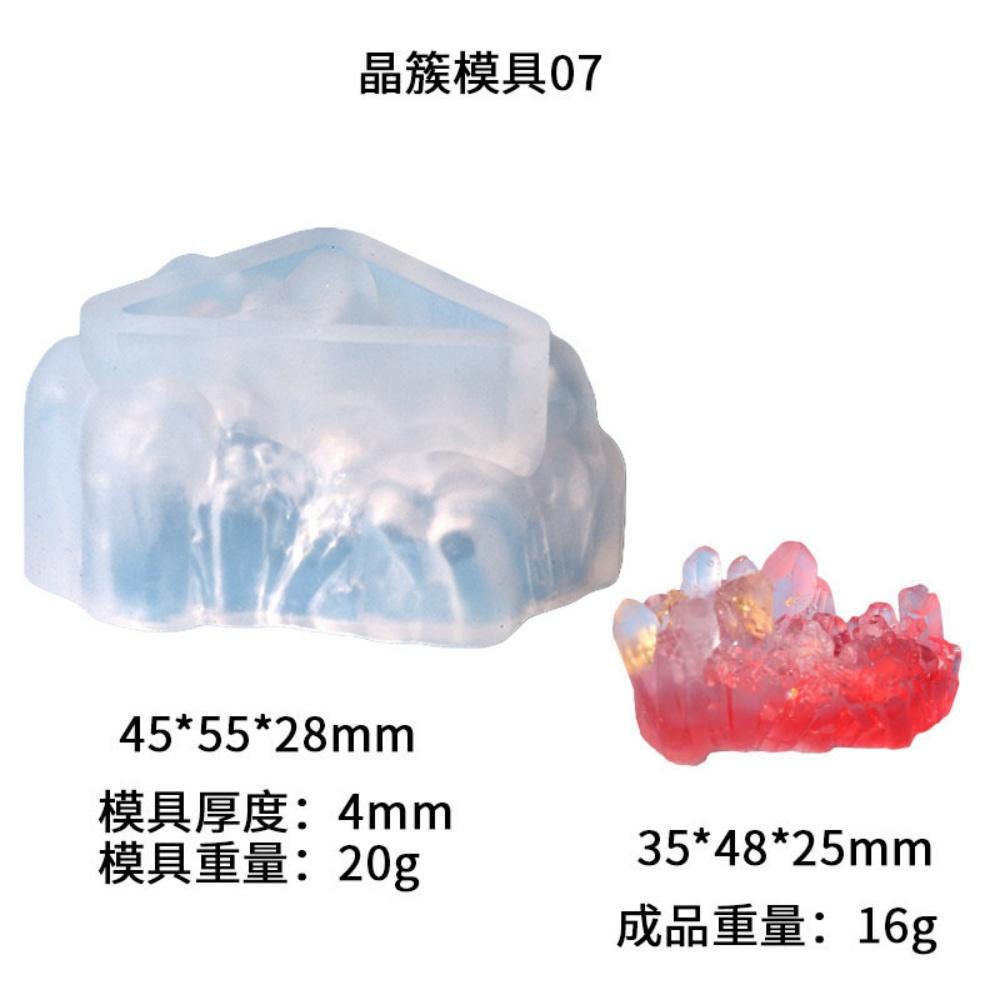 DIY Resin Cluster Iceberg Epoxy Resin Mold Table Decoration Silicone Resin Mold For Resin Casting DIY Crafts Home Decoration