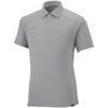 Gray Moccasin Polo Size and Training Wear Men's Shirt, M, 32MA2083, Moisture-Wicking Quick-Drying