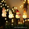 Solar LED Waterproof Snowman Christmas String Lawn Lights