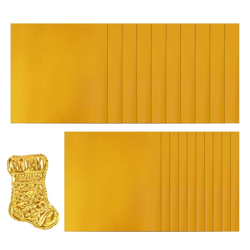5.9x5.9 Inch Gold Embossed Paper 20Pcs  Embossing foil sheets Premium Metallic Foil Sheets For DIY Art And Decor Crafts