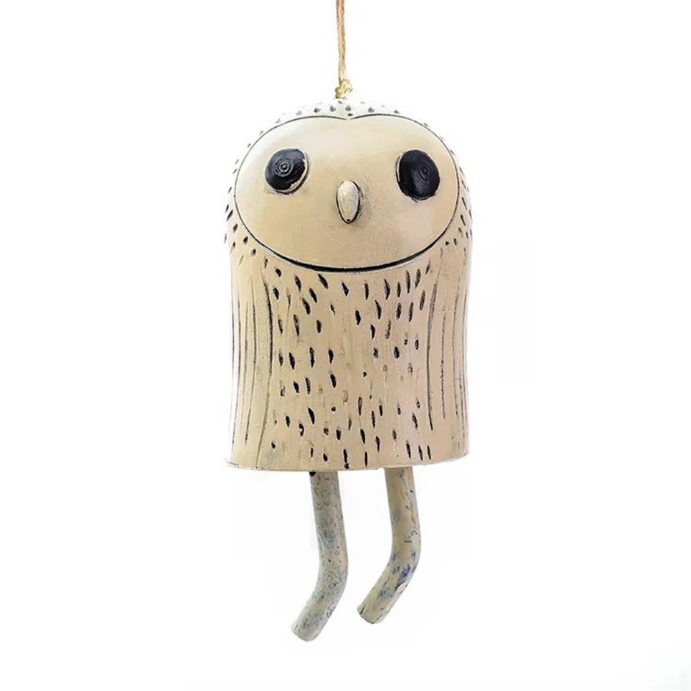 

Cute Resin Animal Wind Chime Hanging Garden Pendants Animal Shape Wind Bell Door Outdoor Decor Owl