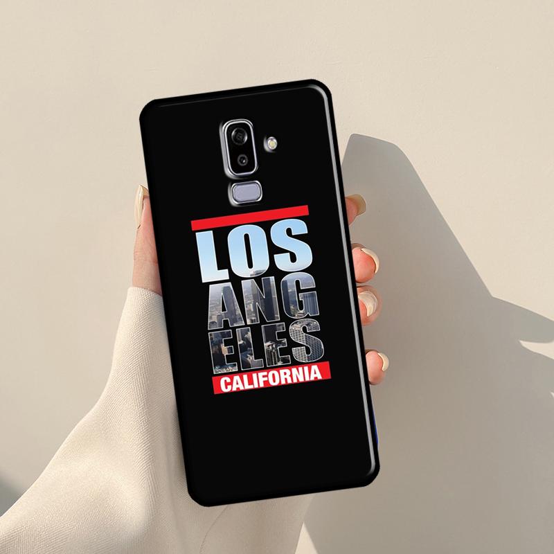 Los Angeles California Case For Samsung Galaxy J3 J5 J7 2017 A3 A5 J1 2016 J4 J6 Plus A6 A7 A8 A9 J8 2018 Coque
