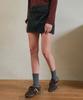Aueonoseuteljia Nova Curve Mini Denim Skirt_Black(O25-Sk09)