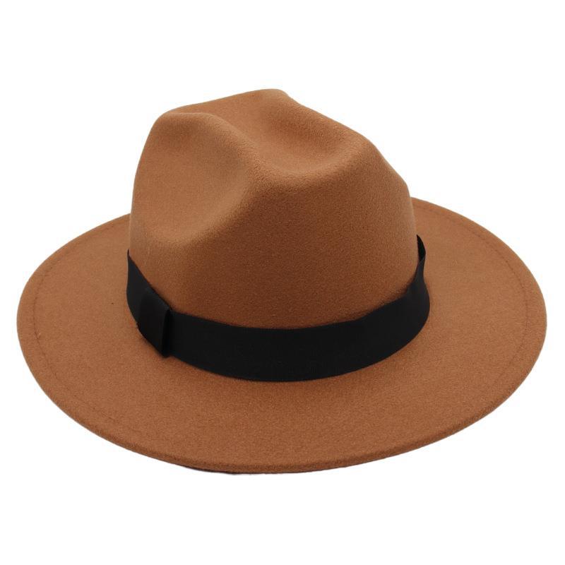 Shanghai Zylinder Internet-Berühmtheit Jazzhut Herren- und Damenstudio Filzhut Französischer Wollhut Retro