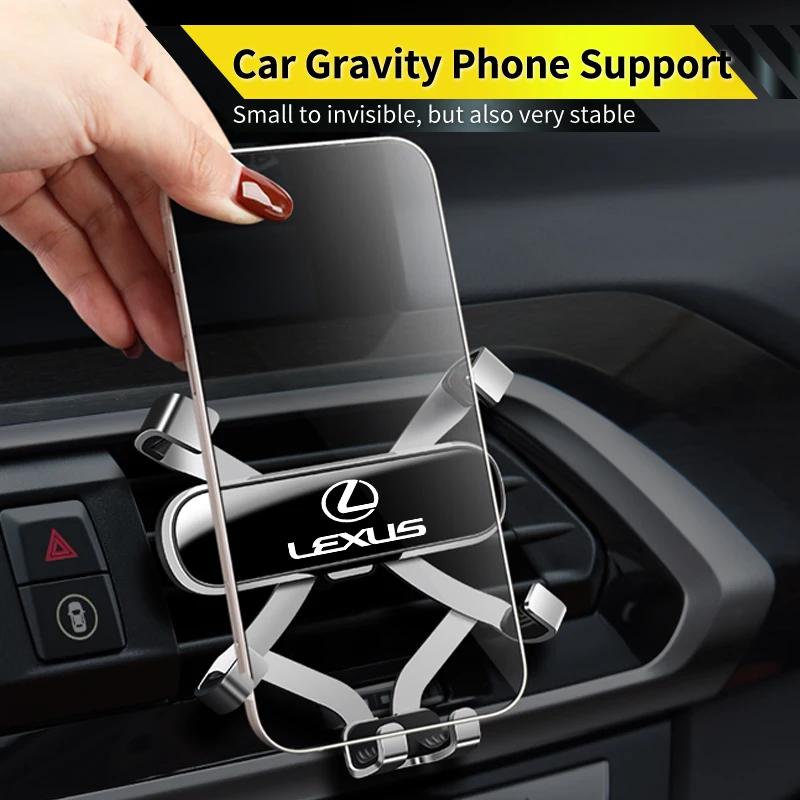 Car Gravity Phone Holder Cell Stand Smartphone GPS Support Accessories For Lexus IS250 IS200 ES350 GS400 GS430 GX460 HS250h IS30JE2 