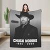 Norris Actor Vintage Poster Throw Blanket Soft Comfy Funny Blanket  For Sofa Home Travel Flannel Bedspread Bed Cover