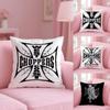 W-West Coast C-Choppers Cushion Cover Plush Fabric Soft Double-Sided Printed Sofa Pillow Case Colorfast Home Decor Gift