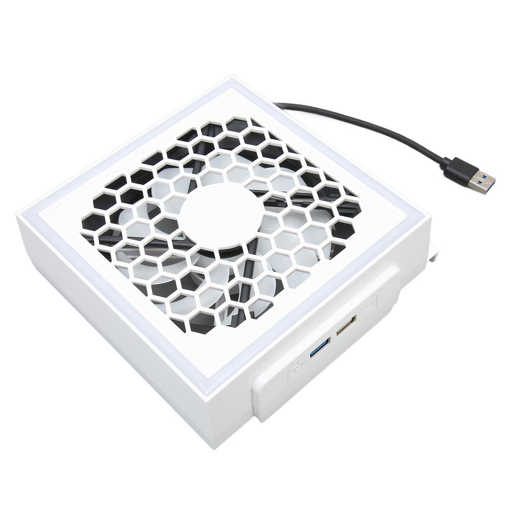 Game Console Cooling Fan Professional Efficient Low Noise Cooler Fan with Colorful Light Strip for Xbox Series S