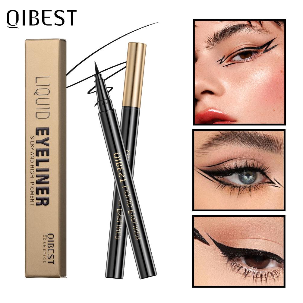 QIBEST 3-in-1 Mini Eyeshadow Palette Pearl Polarised Stereo Matte Natural Non-Flying Eyeshadow Palette
