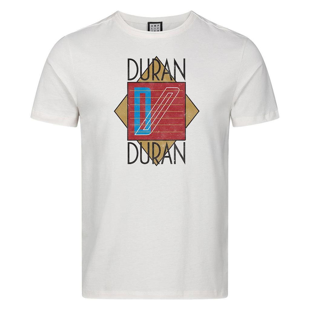 Amplified Unisex Adult Duran Duran Logo T-Shirt