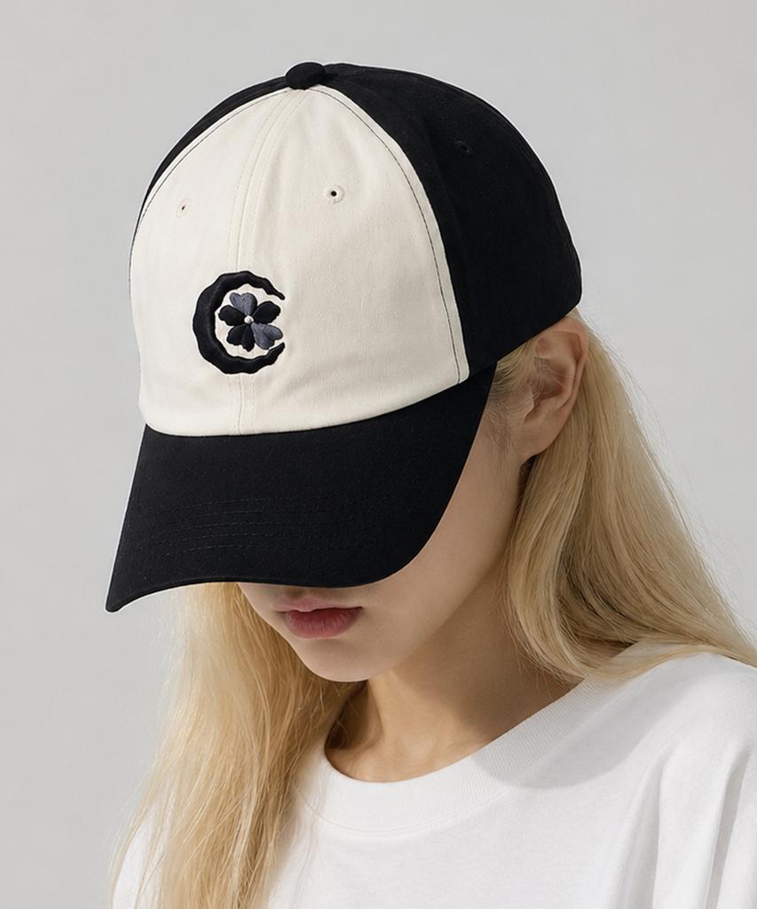Aobieonseu Flower Two-Tone Ball Cap