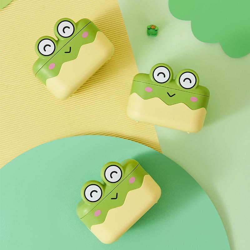 Drain Soap Box Cute Frog Shape Portable Plastic Animal Box Non-Slip Bathroom Home Decoration Pp Material Shower Holder