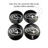 4pcs 56mm Car Wheel Center Hub Caps Sticker for Subaru Outback Legacy Forester Impreza Tribeca WRX BRZ STI Accessories