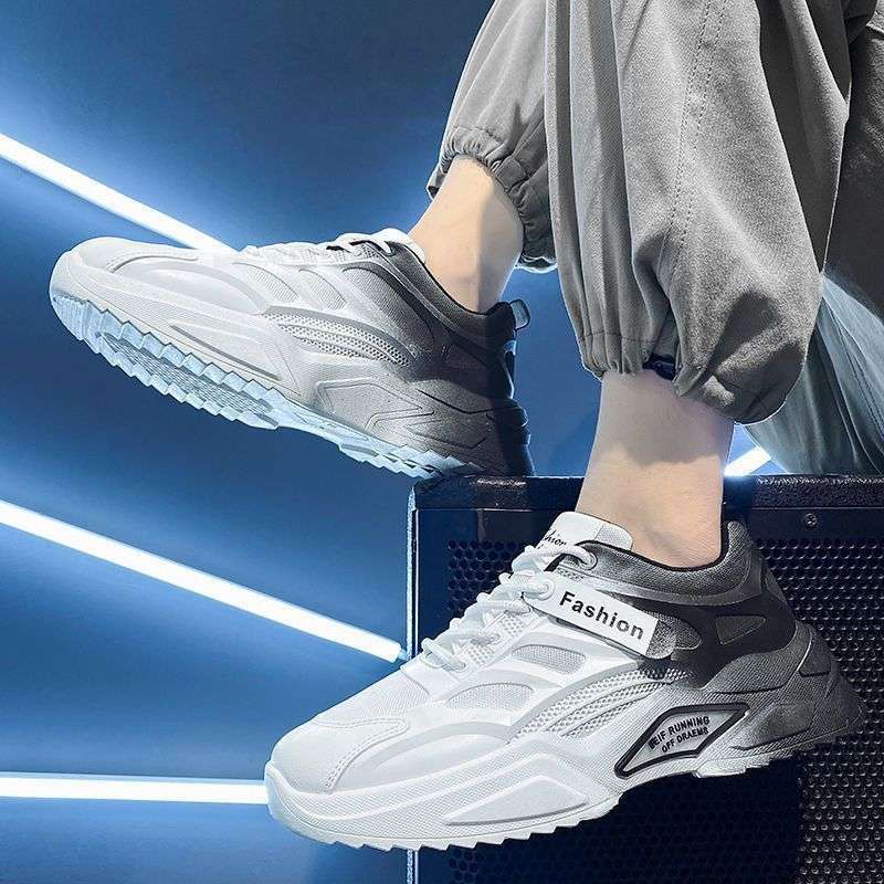 Summer Men's Shoes 2025 New Versatile Breathable Sports Shoes Men's Trend Casual Youth Running Shoes Men's