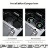 2Pcs Car Emblem Water Cup Pad Color Insulated Coasters Mat For VW Golf Tiguan T-Roc Polo Passat ID.4 T-Cross ID.3 Taigo ID.7 MK7 RJ4