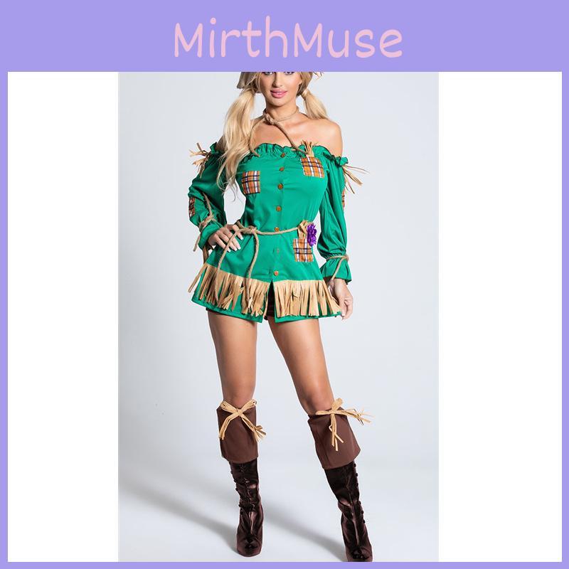 Of The Wizard Oz Scarecrow Cosplay Costume Adult Dress Stage Performance Gift