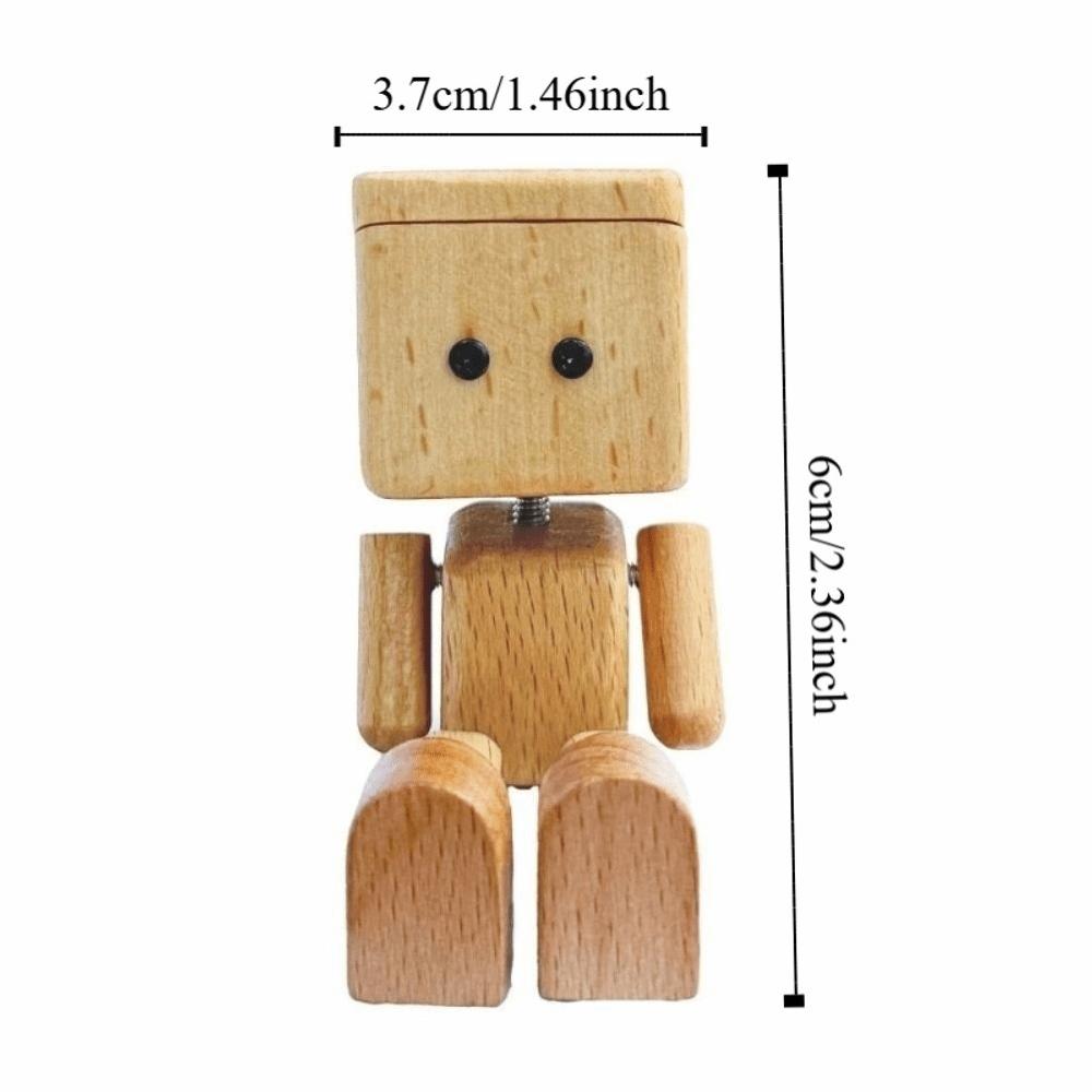 Mini Car Doll Decoration Leg-swinging Robot Figurine Ornaments  Creative Gifts